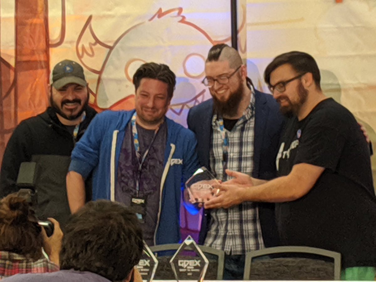 TwoScoopGames's tweet photo. Kick Bot won best in show for the indie section at GDEX! Thanks so much @thegdex and everyone who played Kick Bot this past weekend! https://t.co/eC1XzHXb0K