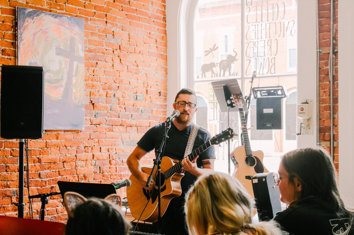 sabaideecoffee's tweet photo. We are continuing our Worship Nights with Andy Wiedemann! 

As announced earlier, we have decided to keep our music nights every other Friday. Last call for food and drinks are at 6:15, and music goes from 6:30-8pm. https://t.co/SS8lrIsk5h
