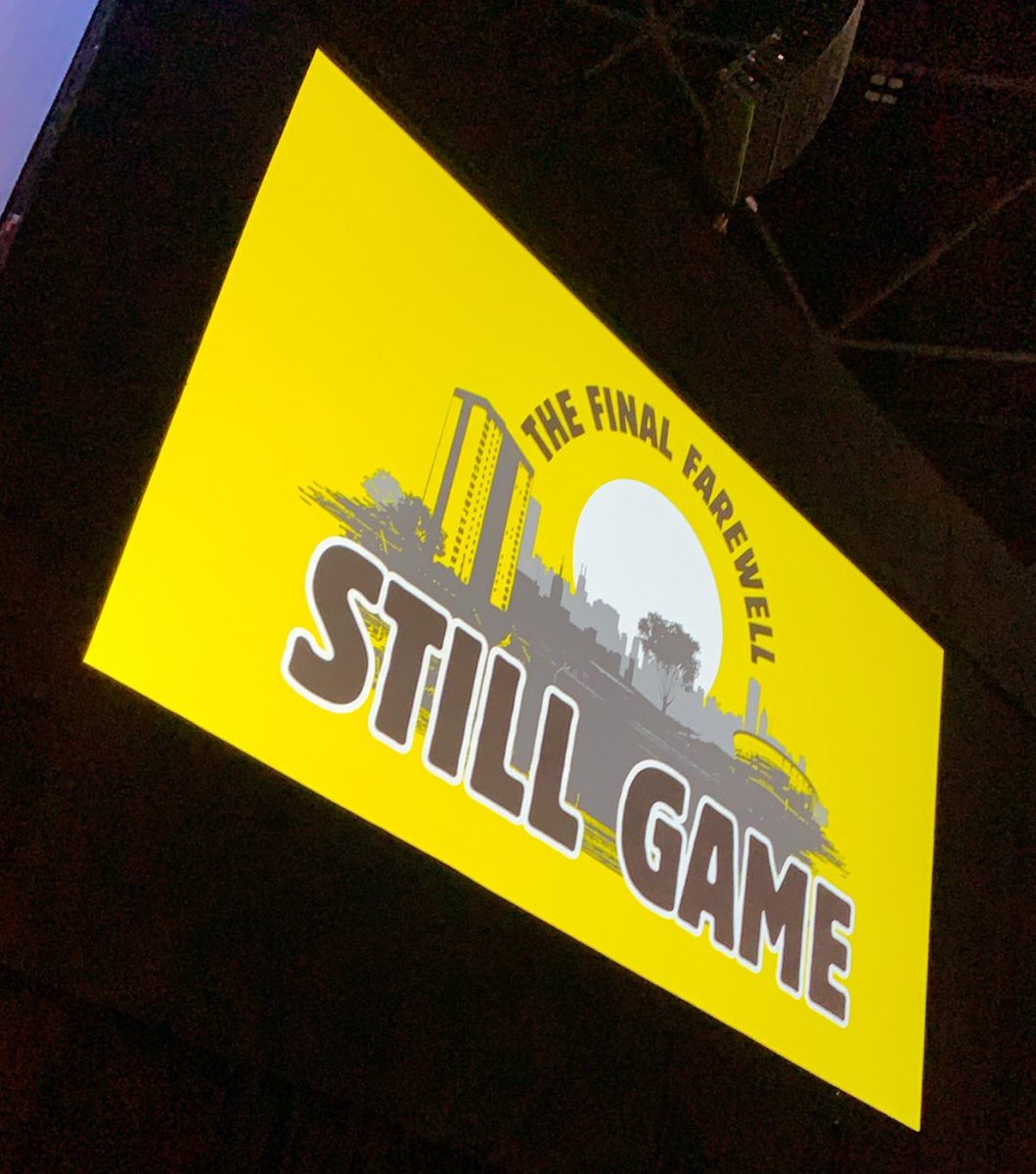 ronaldyule's tweet photo. Great evening in Glasgow last night for Still Game live at @TheSSEHydro #StillGameLive #StillGame #thefinalfarewell https://t.co/Ykg1zM51cY