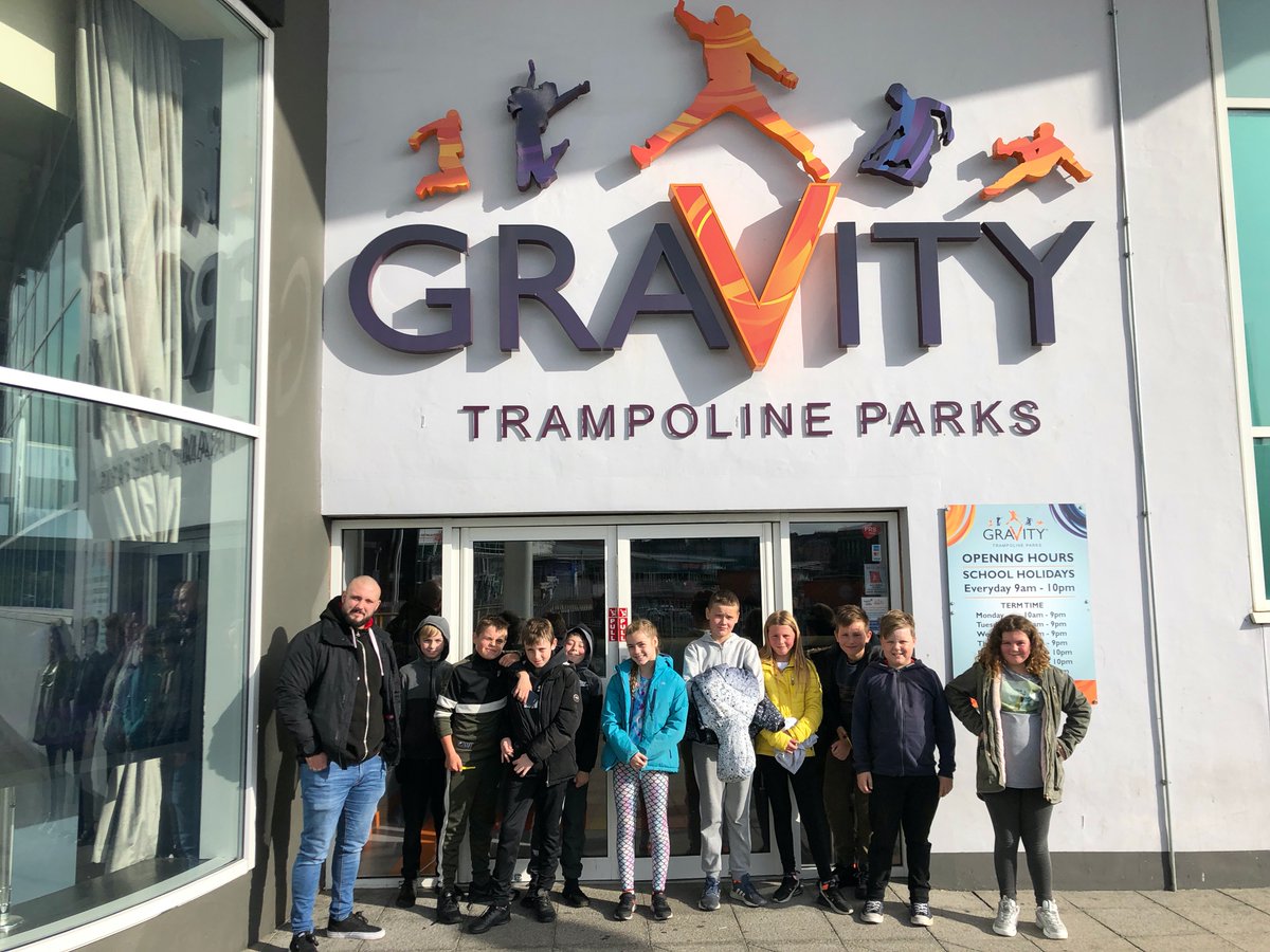 About_Youth_'s tweet photo. First day of our busy October break activity programme &amp; the FIRST EVER trip out for the P7's in our Inters group who went trampolining.

Feedback included "Great to get out the Calders for the day!", "Best fun in ages!" &amp; "Ta for taking us places we wanna go, but normally can't" https://t.co/macvNGfvCV
