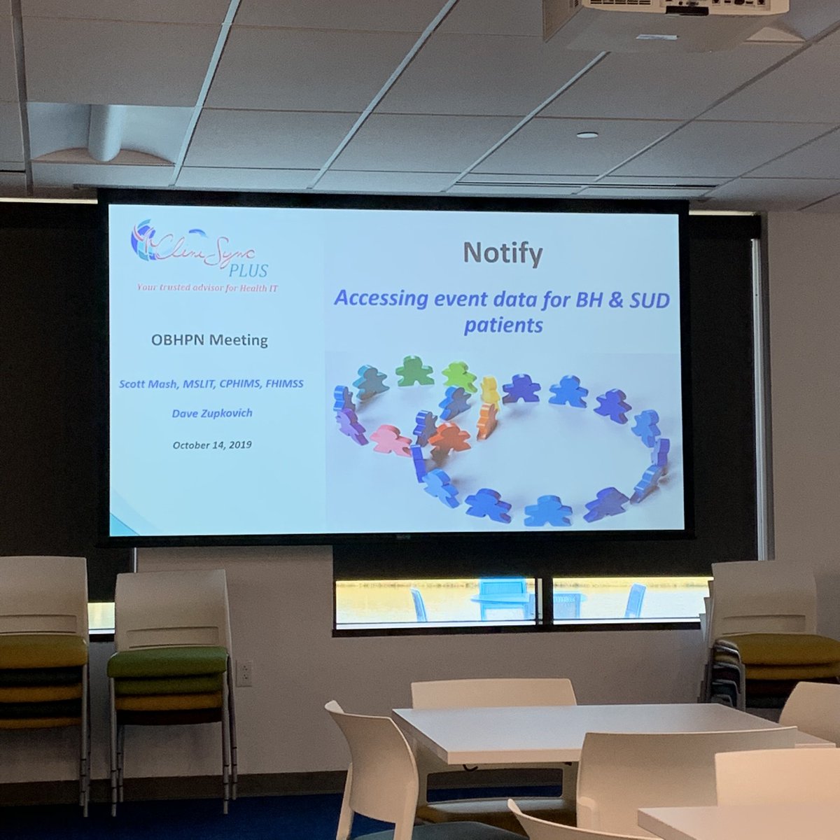 CliniSync's tweet photo. Presenting on our Notify solution at OBHPN today! #CliniSync https://t.co/YjLxnRsOS2