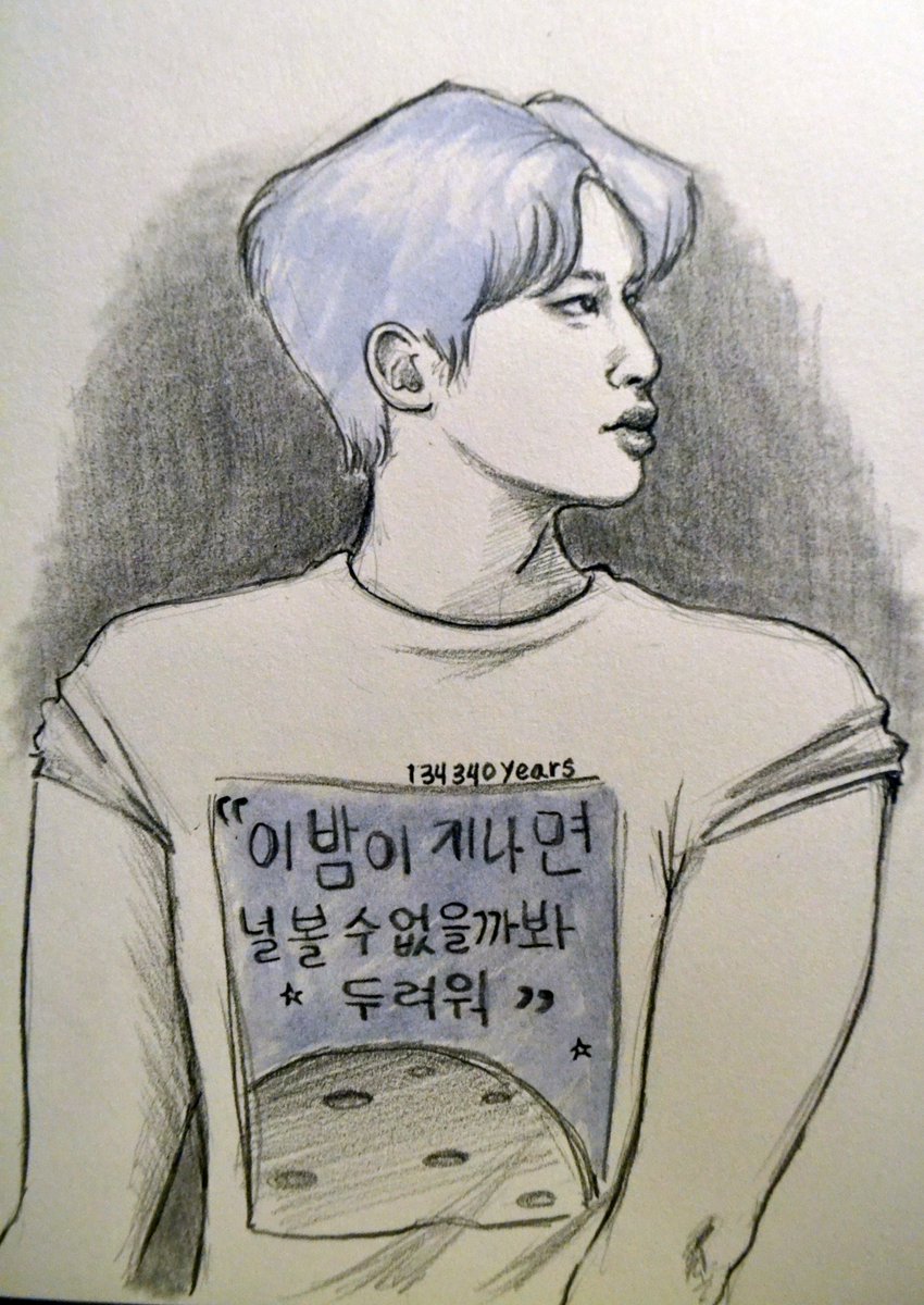 20190627 / day 178tonight is my favorite song for when i feel sad, thank you Jin.  #btsfanart @BTS_twt