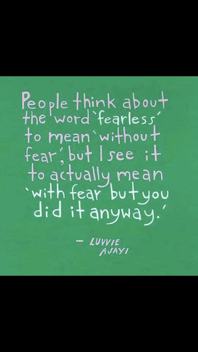 fionaewilkinson's tweet photo. Yup. Sounds about right! #fear #doitanyway https://t.co/6WJfzLeow4
