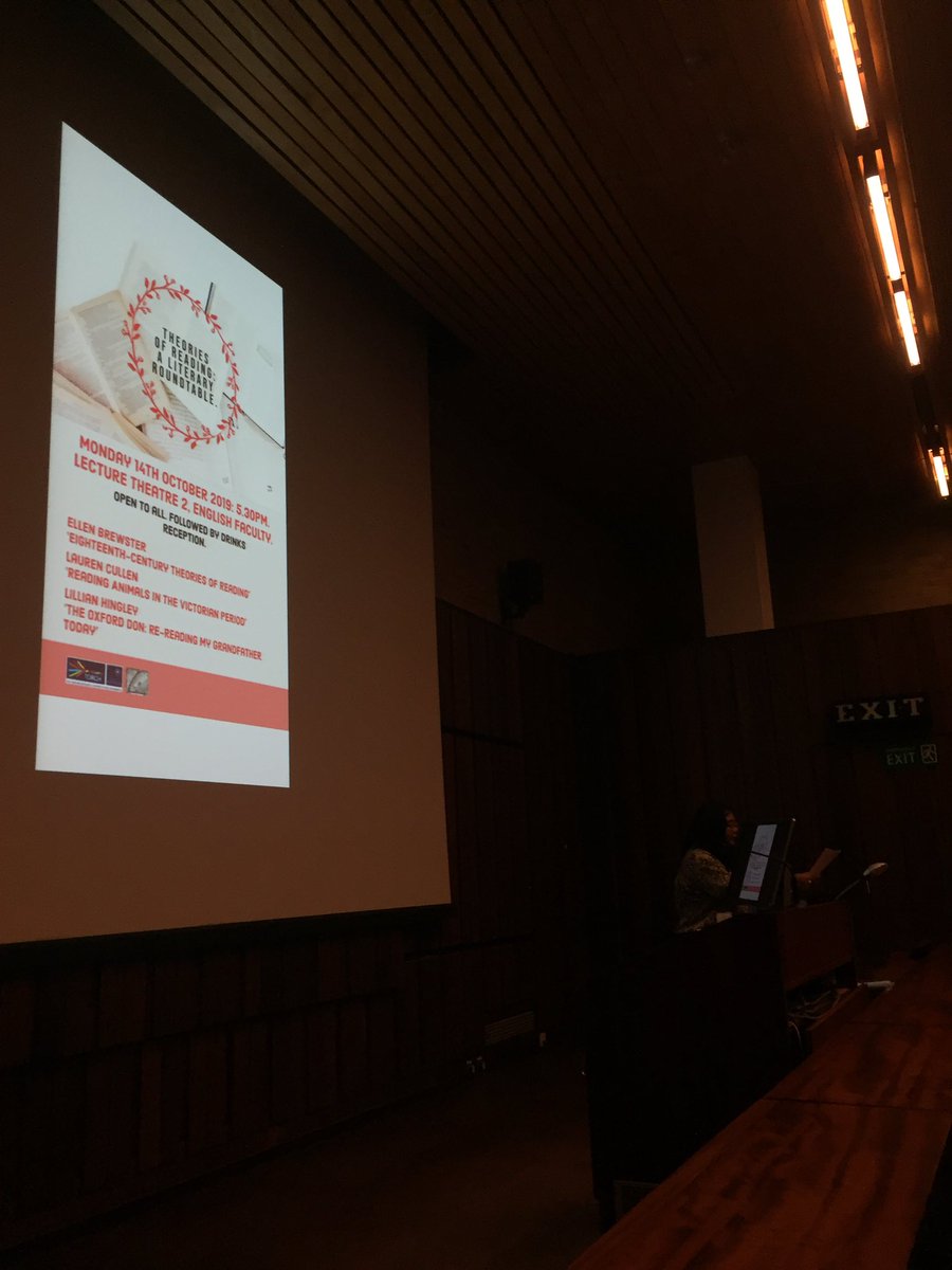 OxfordTheory's tweet photo. Our #TheoriesOfReading: A Literary Roundtable has just kicked off! https://t.co/iZvJRbCjjC