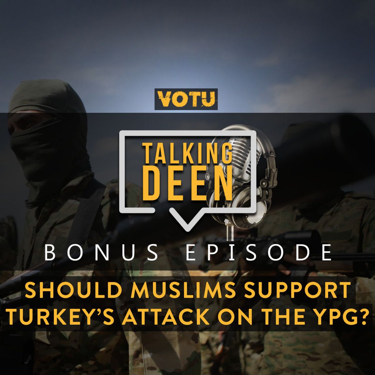 #TalkingDeen [BONUS EP] #4 - Should #Muslims support #Turkey's attack on the #YPG?

youtu.be/vdF8chy_daU

tinyurl.com/y5r9t8wn

#KurdsBetrayedByTrump #KurdsBetrayed #KurdsSideWithTurkey #Turkey #TurkishArmy #TurkeyTerrorist #PKK_PYD_YPG #Syria #Pkk #PKKNotKurds #Turk #Kurds