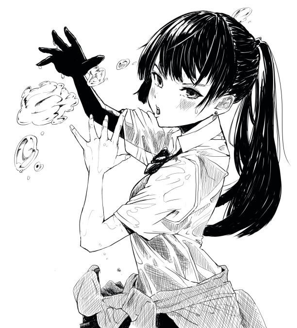 練習4 模写 #模写 #女の子 #制服 #ハム太郎 #水 #ポニーテール https://t.co/89CvDfMQ9y 