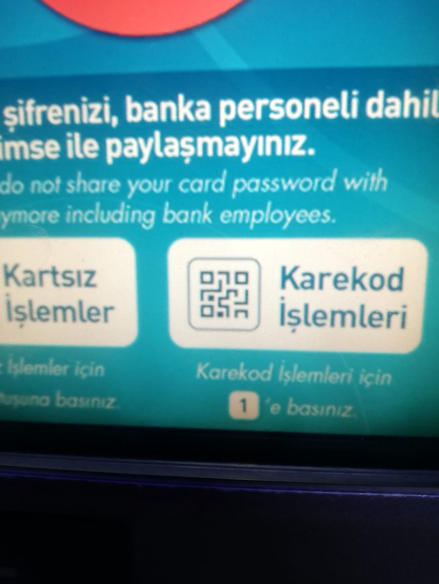 Anne bana karekodu hızlıca göndersene :))