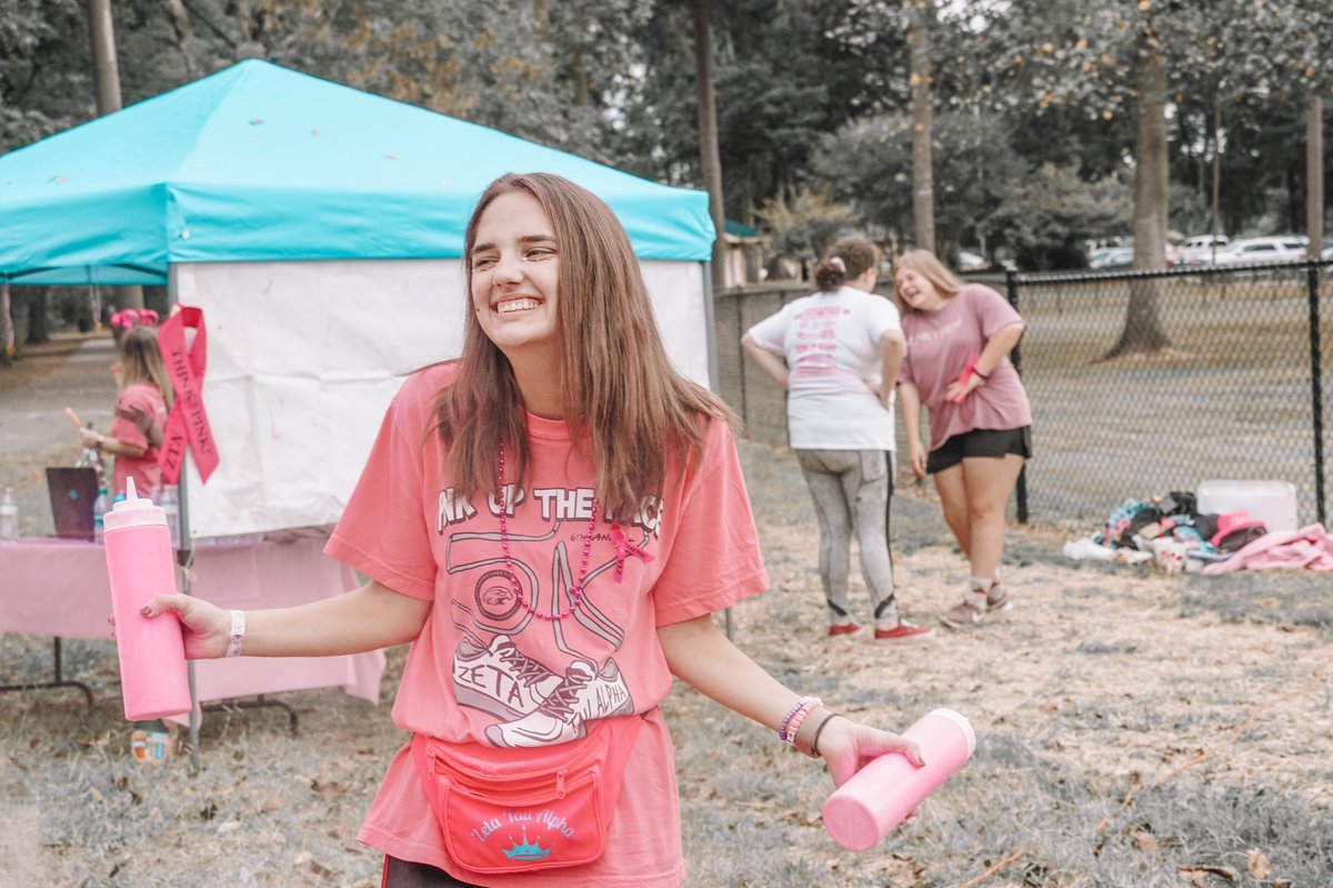 ZTAatShorter's tweet photo. Thank you to all who came out to the 5k and helped support Breast Cancer Education &amp; Awareness! It meant so much to our chapter and we’re glad you could be a part of this special event! 

Happy Pink Week💞 https://t.co/Dpwm9Dj6fV