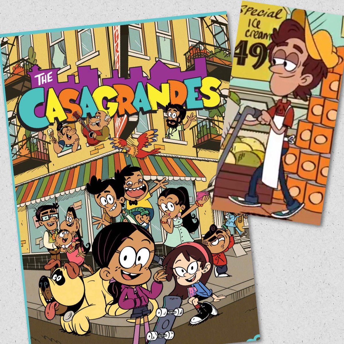 SUPR EXCITED to be part of this family! 
#TheCasagrandes premieres all day Monday starting at 1:30pm on <a href="/Nickelodeon/">Nickelodeon</a>! I will be popping in and out throughout the season as Par, the friendly produce delivery guy, and a few other fun characters!
Join the #fiesta!