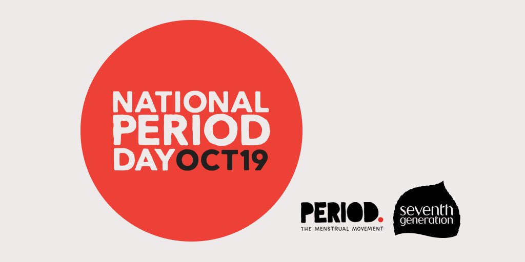 On Saturday, 10/19 we'll be hosting the first-ever #NationalPeriodDay in partnership with @periodmovement! Rallies across all 50 states will mobilize to demand action towards menstrual equity for all. Join us! Find your local rally at nationalperiodday.com #MenstrualMovement