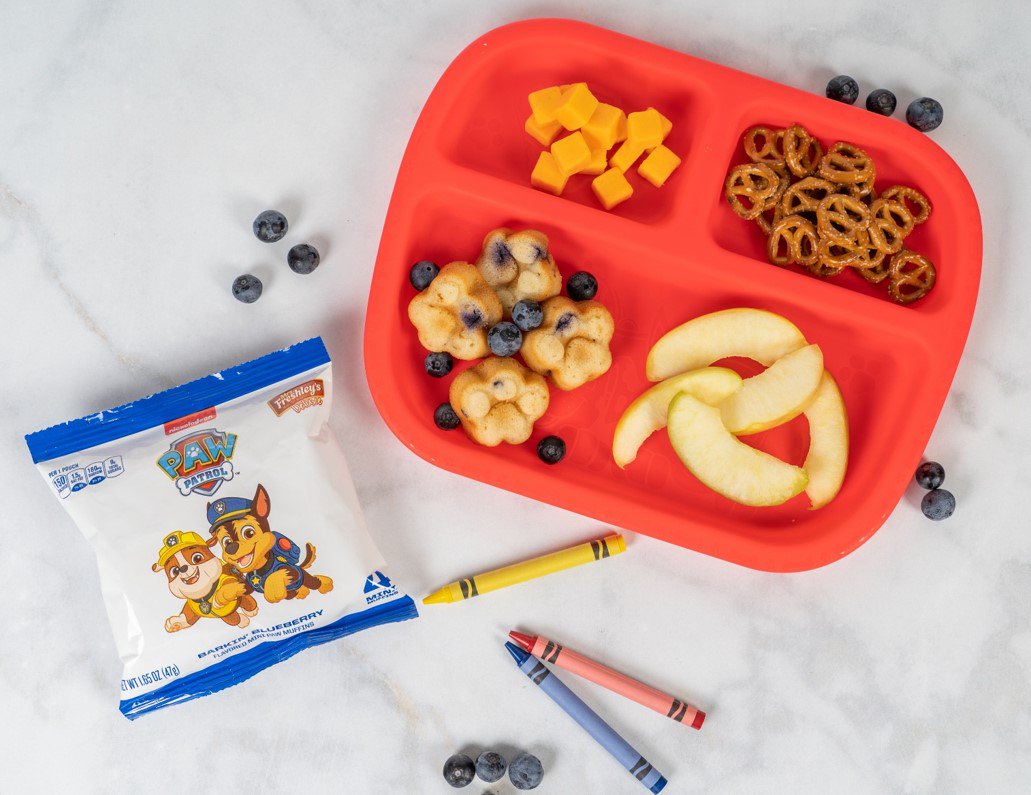 Mrs. Freshley’s PAW Patrol muffins are the PAWFECT dessert with 33% less sugar. Now that’s something to bark about!