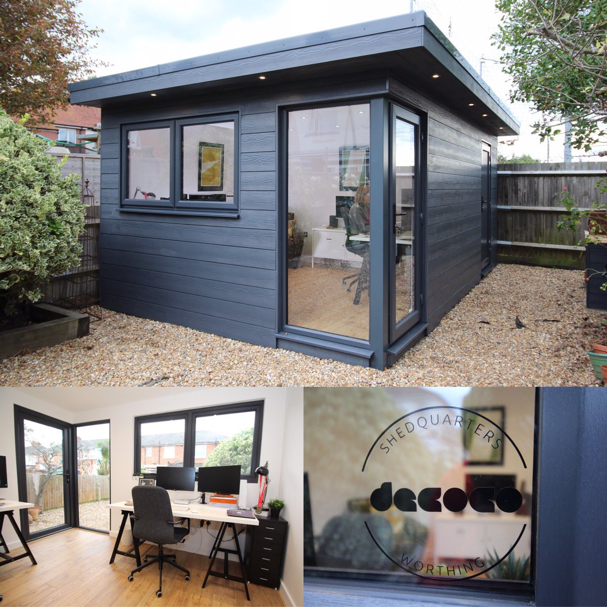“Shedquarters” for our latest clients business! For more info click here timberrooms.co.uk/single-post/20… #shedquarters #workingfromhome #worklifebalance #gardenroom #bespoke #designandbuild #contemporary #workfromhome #homeoffice #timberframe #qualitycraftsmanship #photography #canon