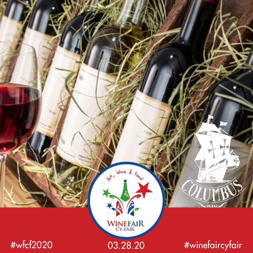 Explore new vineyards! Discover new wines! What better way to celebrate this day. 
#winefaircyfair #wfcf2020 #columbusday #explorersday #wine