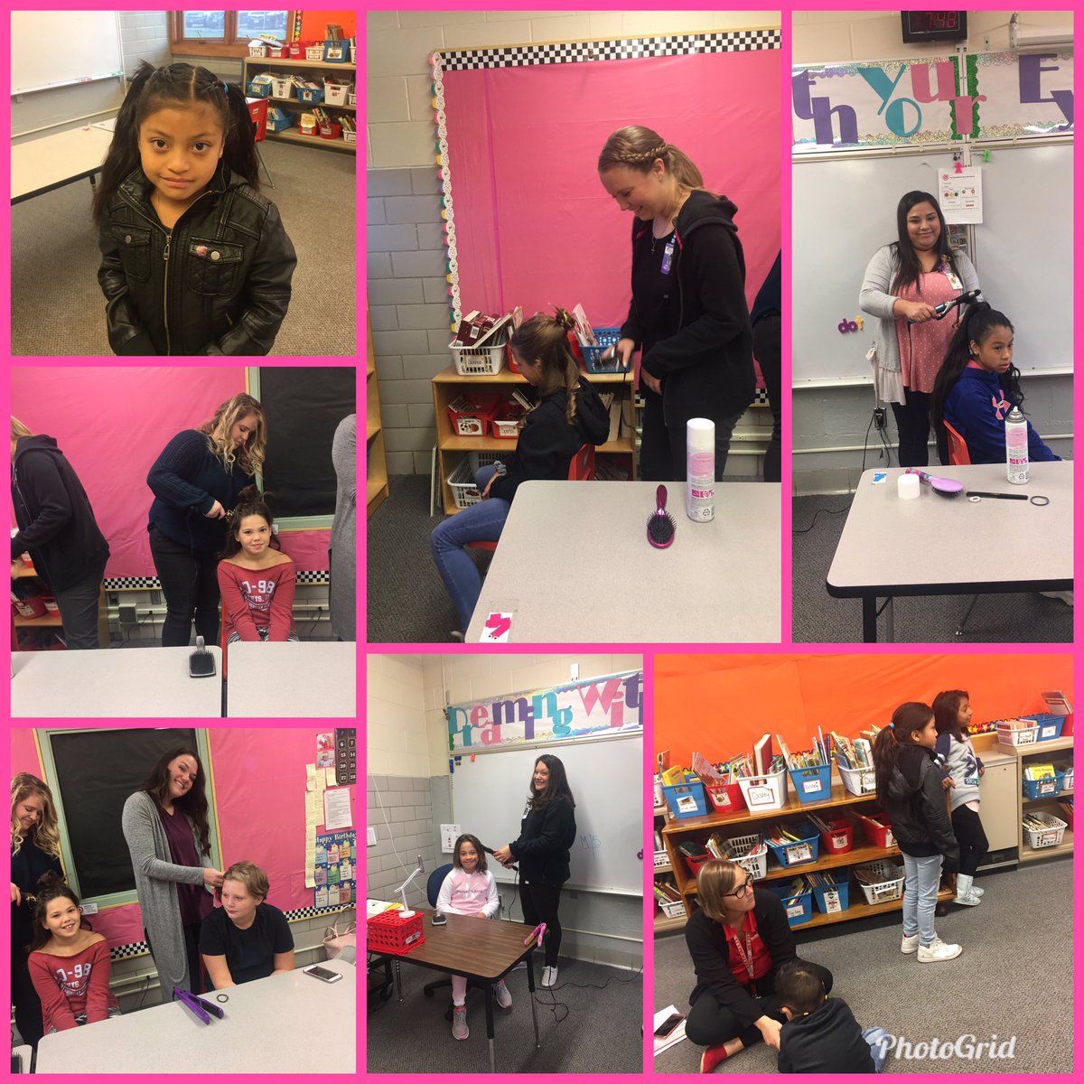 missayala11's tweet photo. No better way to start conference week than with Books &amp; Braids! We are all looking beautiful &amp; excited for the short week! #SeeingIsBelieving @lamiller06 @msgreenbreathe @mkarnz88 @HowardGI https://t.co/bUl439VQEi
