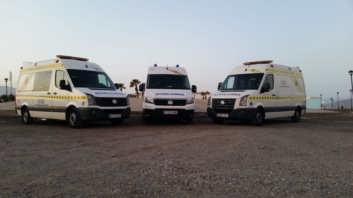 AMBVECINDARIOSL's tweet photo. Ambulancias Soporte Vital Básico (Tipo B)
Ambulancias Soporte Vital Avanzado (Tipo C)
Ambulancias Transporte Colectivo (Tipo A2)
En las Islas de Gran Canaria, Tenerife y Lanzarote. https://t.co/jEQc7muJM2
