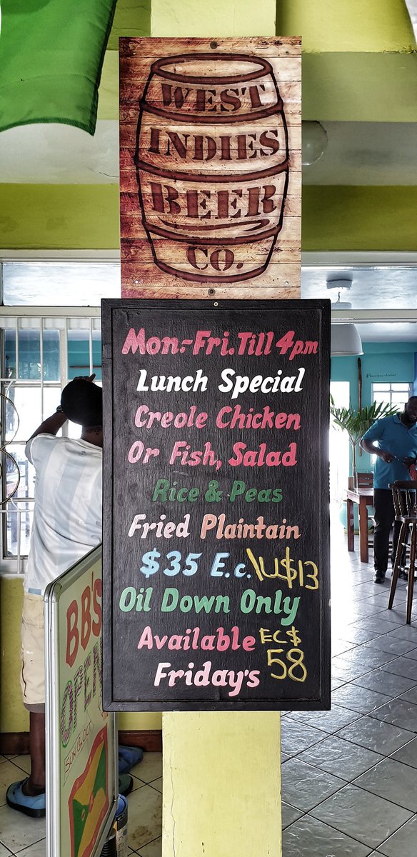 dipyourtoesin's tweet photo. Lunch time in St. George's in 🇬🇩 Grenada 🇬🇩. Everyone says to go to BB's Crabback... so we went. Let's see if this lives up to the legend. 

#puregrenada #NextStopGrenada https://t.co/SJrn60uwie