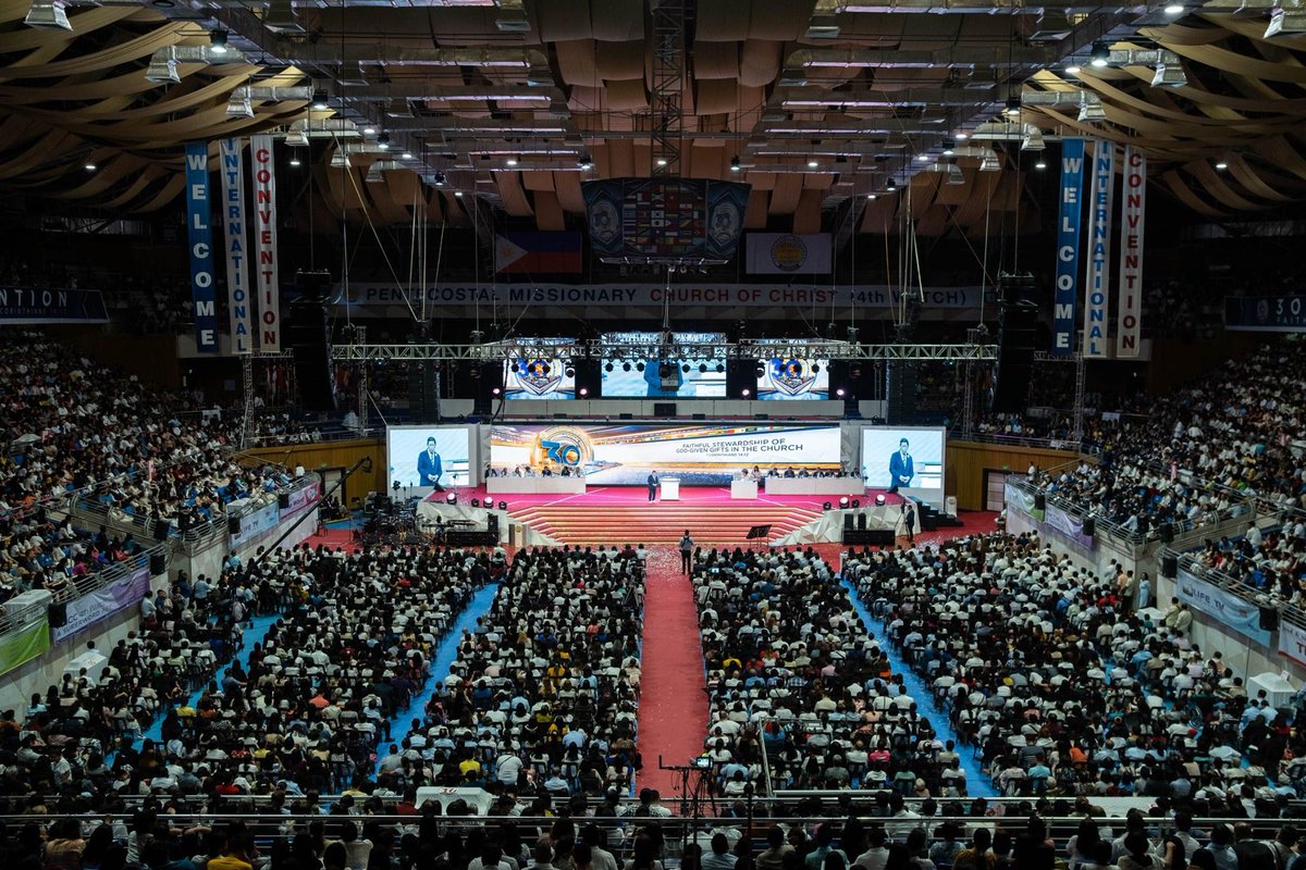PMCC4WOfficial's tweet photo. This year's International Convention is a manifestation of the rapid growth of the End-Time Church. The continuous rise of the 4th Watch churches abroad has paved the way for the expansion of the National Convention to the International Convention since 1990. 

#PMCC4W https://t.co/cBOkza4Qub