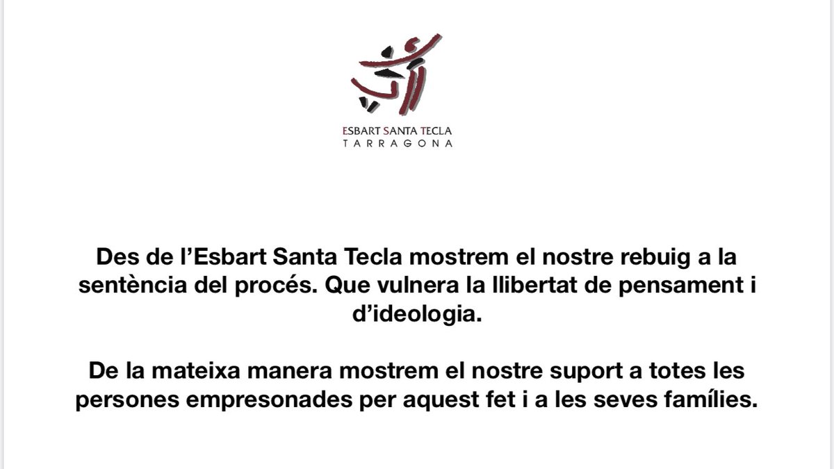 Esbart Santa Tecla (@estecla_tgn) on Twitter photo 