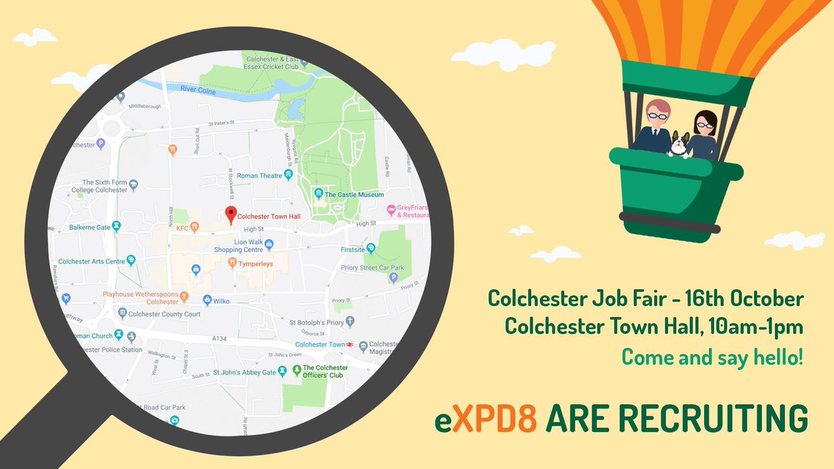 joef_eXPD8's tweet photo. Are you local to Colchester? Come and say hello at the Job Fair on Wed 16th Oct at the Colchester Town hall from 10am to 1pm  !😎#Colchester #flexibleworking  #Merchandising #jobfair https://t.co/VMkGupDCO2