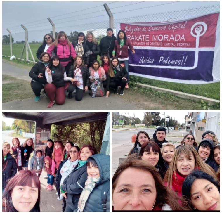 Las Delegadas de Comercio #GranateMorada también presentes en el Estadio Único de La Plata para el acto de cierre del histórico Encuentro Nacional de Mujeres en La Plata.
#34ENMLaPlata2019 #34EncuentroNacionalDeMujeres #GranateMorada #UnidosPodemos