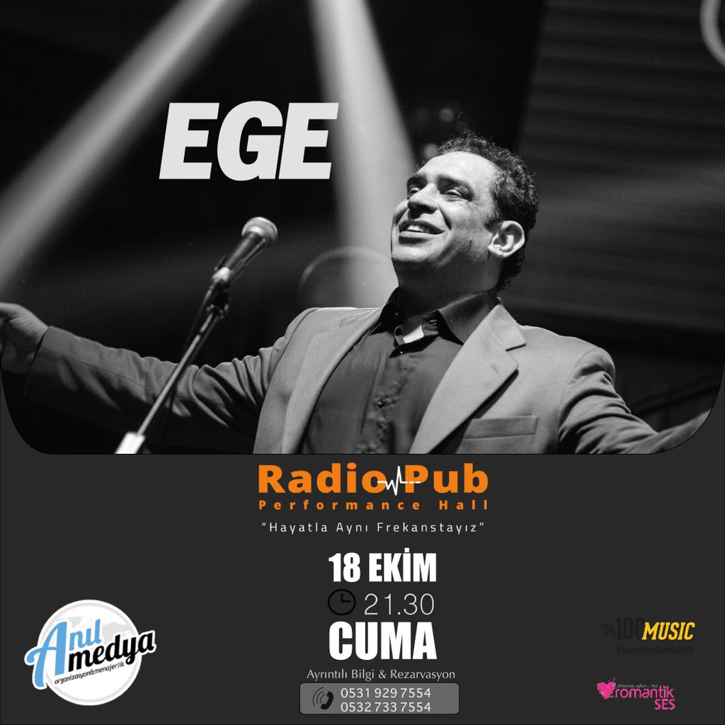 "Ege" konseri Sakarya'da! 5 üniversiteliye çift kişilik bilet hediye! Detaylar: bit.ly/31iFZZm