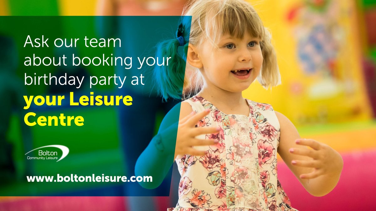 Farnworth Leisure Centre Party Options..🎉

🔥Main Pool Parties for £115🔥
🔥Small Pool Parties for £95🔥

Call us on 01204334477 to check availability and book your child's party today!😄  crowd.in/HngwQI