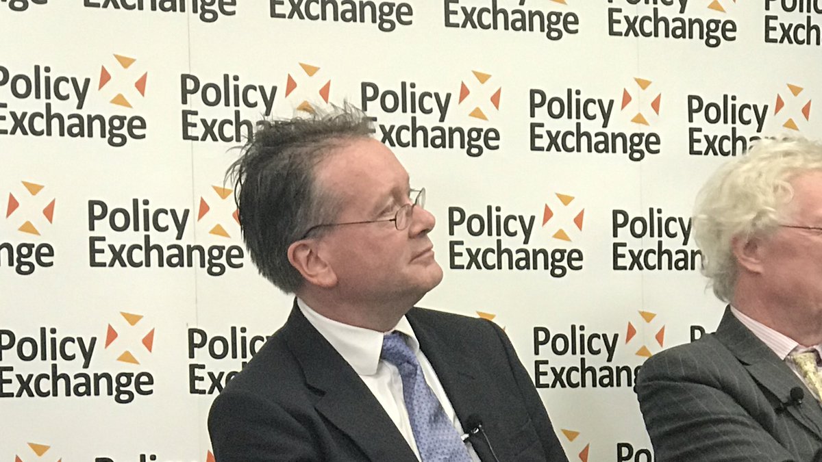 Policy_Exchange's tweet photo. John Larkin QC: When I look at the decisions in Miller number 2 my core concern is not so much the extreme circumstances, one understands those, but the creation of a standard #PXEvents https://t.co/kzOaTCXo6A