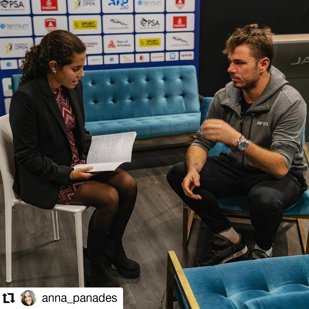 chda7777's tweet photo. #Repost @anna_panades
• • • • • •
Welcome to Antwerp, Stan the Man 👋🏽🇧🇪!
@stanwawrinka85 @europeantennisopen
#EuropeanOpen2019 #Tennis #ATPTour #ATP #Tennium #EuropeanOpen #StanTheMan #StanWawrinka #sportsbiz #sportscomms https://t.co/y7MQSKLQMF