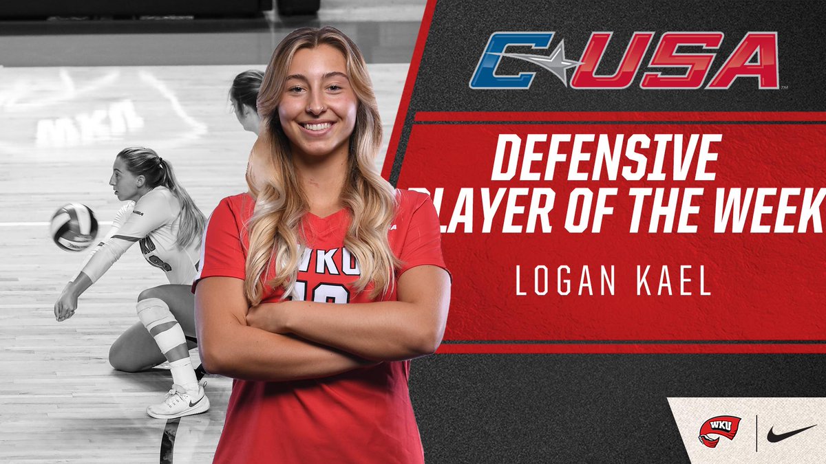 WKUVolleyball's tweet photo. For the seventh-straight week, WKU Volleyball has earned Player of the Week honors as Lauren Matthews (Co-Offensive) and Logan Kael (Defensive) brought WKU's season total to 11 awards!

#GoTops | 🏐🔝 https://t.co/KZ5qTKMppO