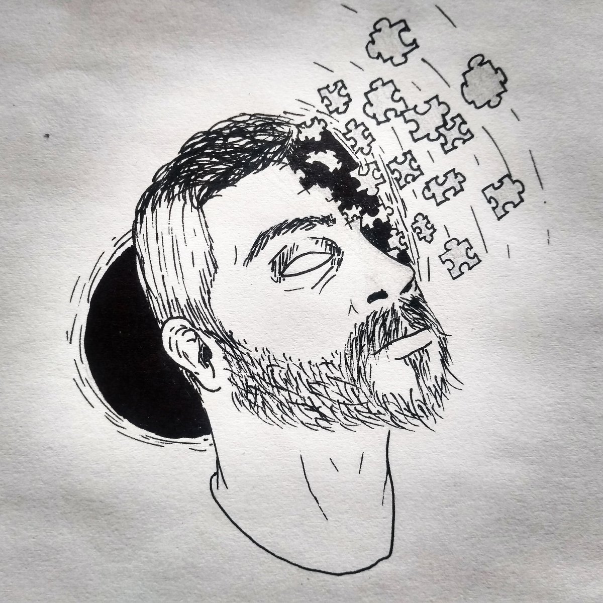 altflows_art's tweet photo. "I won't let this build up inside of me". #5 - BUILD.
#sketch #inktober2019 #inktober #build #inktoberbuild #art #draw #drawing #jigsawpuzzle #slipknot #vermillion #blackwork #illustration https://t.co/bYSZgoV7bd