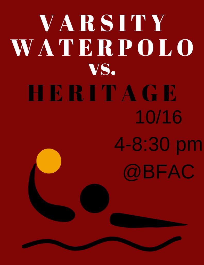 PromotedSports's tweet photo. ReTweet to spread the word about an important league for all our Water Polo teams!!❤️💛 #StrongerTogether #squadUP https://t.co/UjCap55Qg3