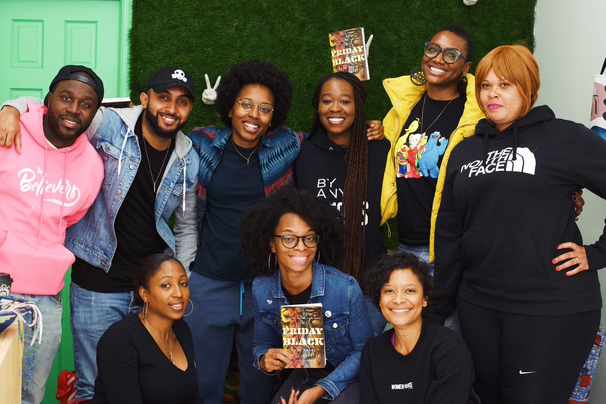 ByAnyReads's tweet photo. We met at Rituals + Ceremony in Brooklyn to chat about #FridayBlack by @NK_Adjei.

Powerful discussion 🙌🏾 https://t.co/wLzUrqkEcF