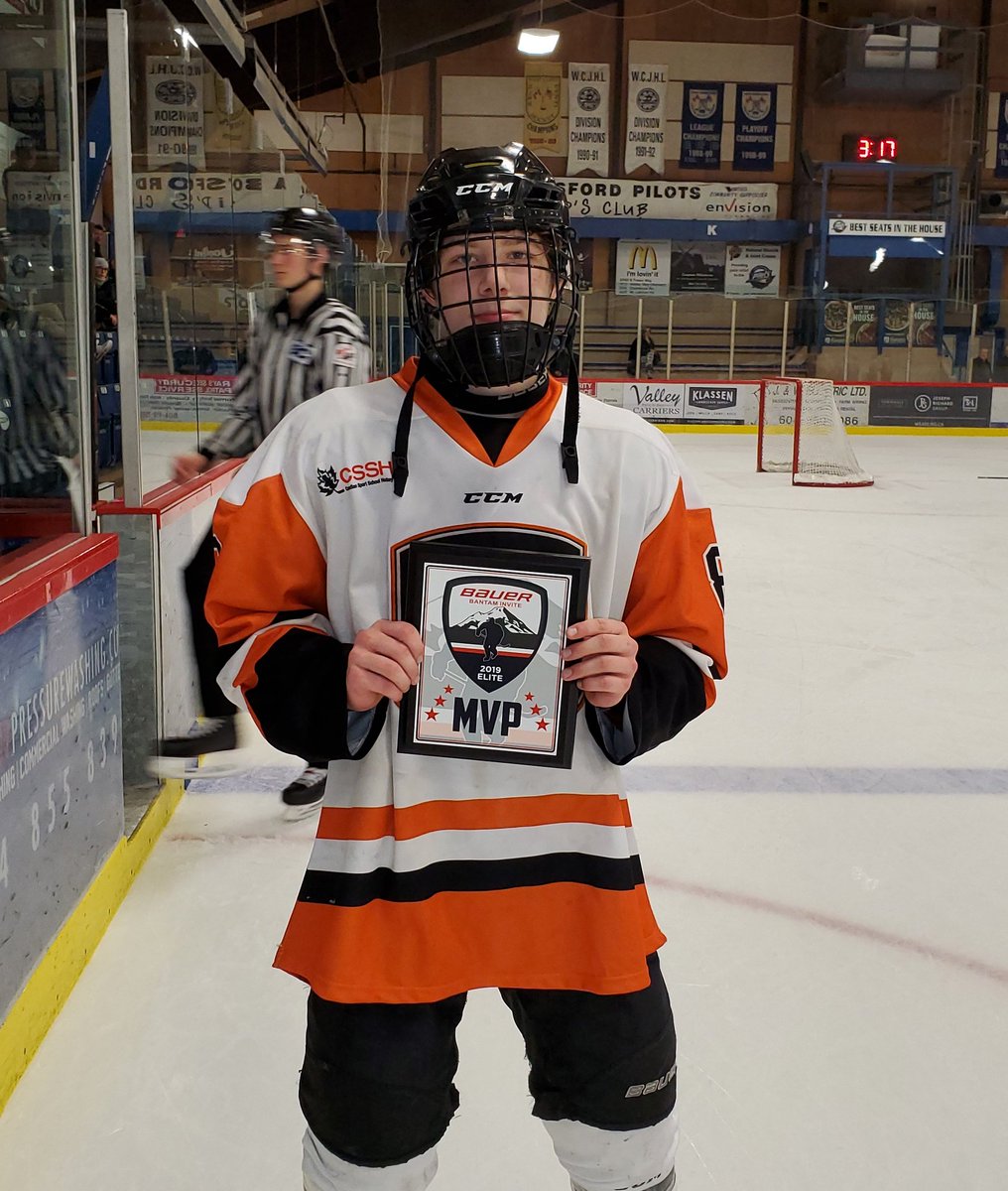 BantamBauer's tweet image. Congratulations to our #theBauer tournament MVP, Grayden Slipec! @WestVanWarriors