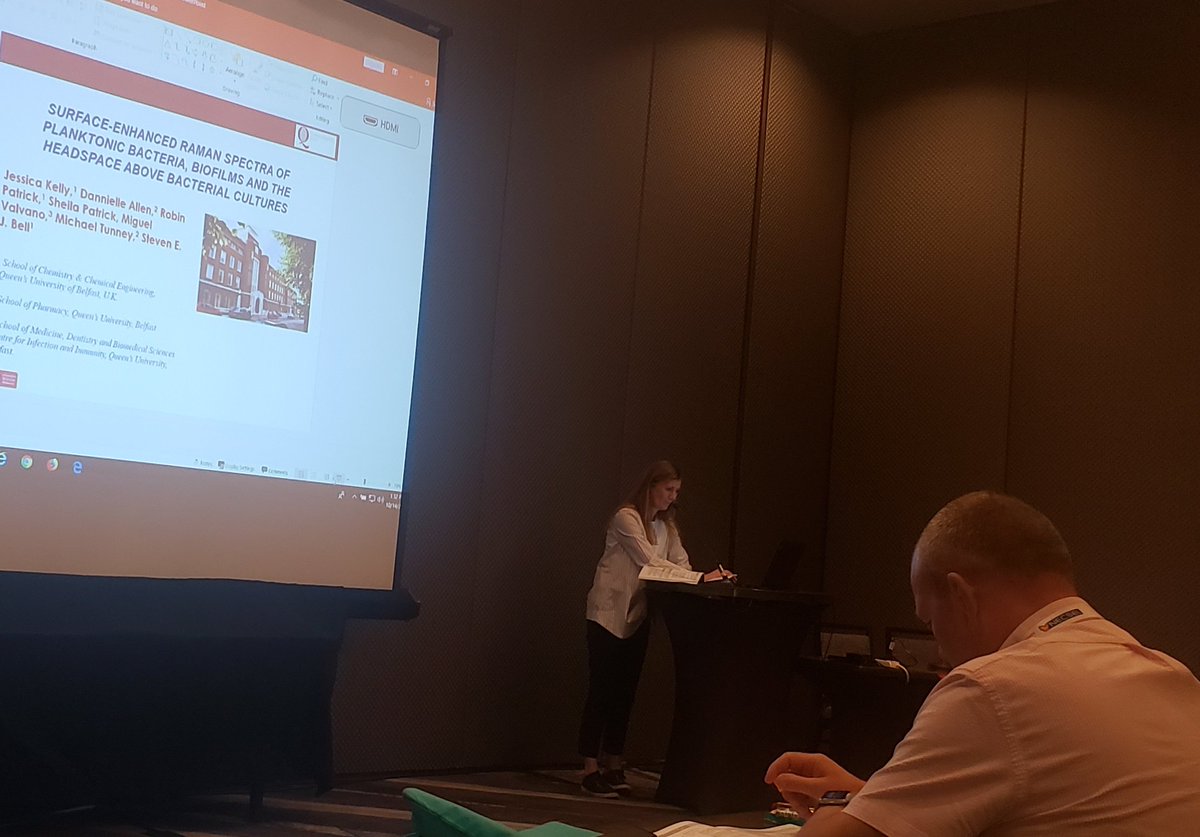 agbrolo's tweet photo. Thanks @FauldsKaren and @IRDG_tweets for putting together a great session today. I have now done my presentation and I am looking forward to the other #SERS talks here #SciX2019 https://t.co/XkmpHwox4Y