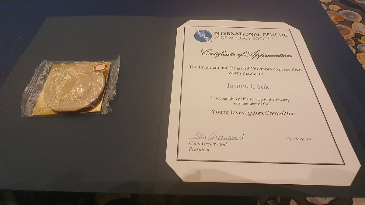 A pleasure to serve on the <a href="/genepisociety/">IGES</a> YI Committee, truly a special society to put up with my level of nonsense for 4 years. #iges19