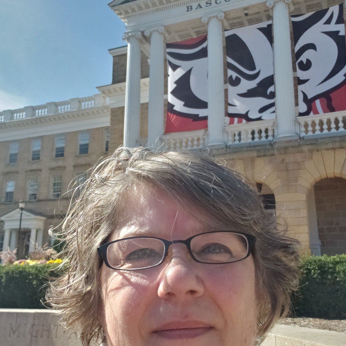 My first day working at this historic building.  Proud to be a Badger and helping the Mercile J. Lee Scholarship Progam.
