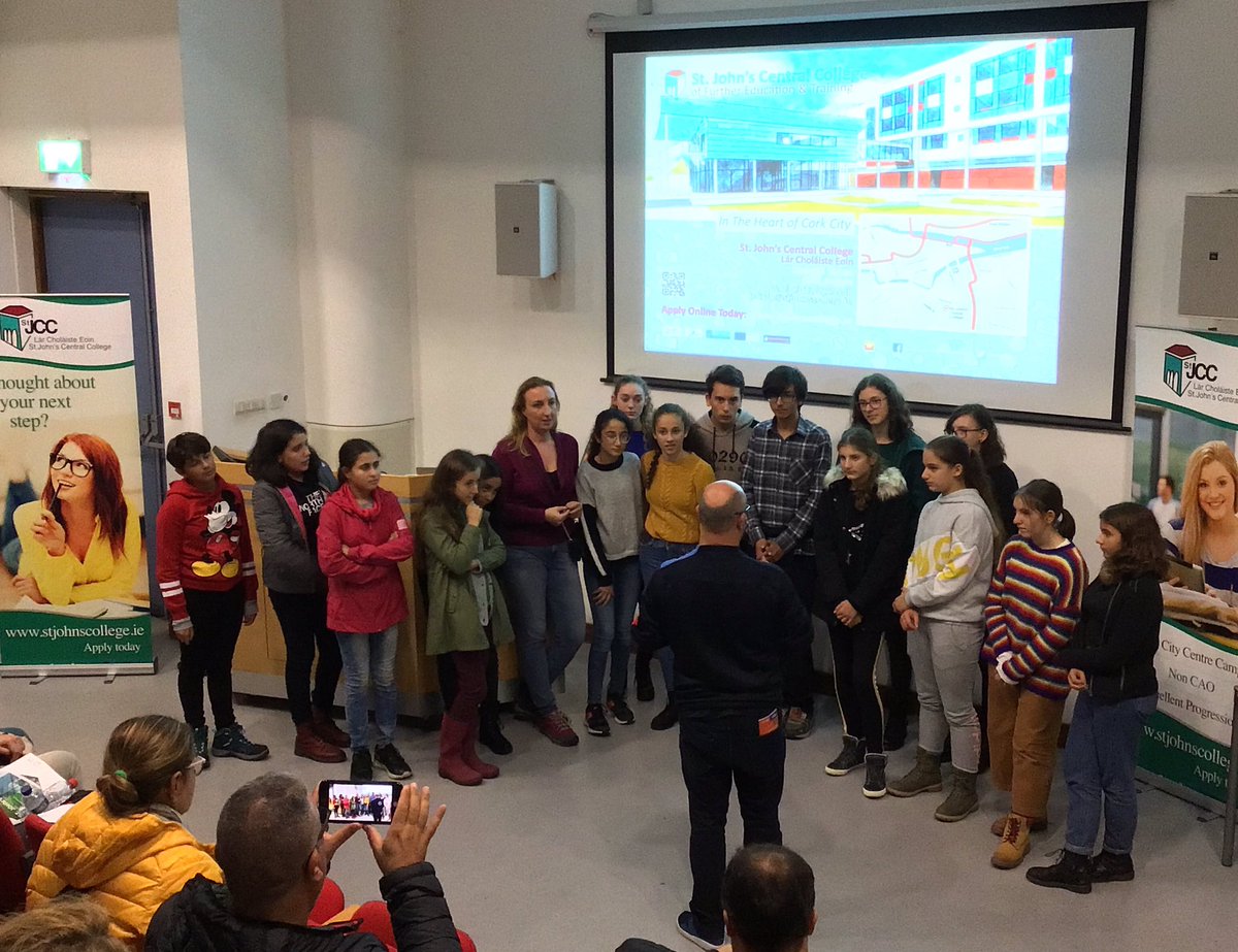 DouglasSt_CCFET's tweet photo. Student Introduction Session & grouping into subcommittees #WayBackToSchool Project #KA2 #Cork #Croatia #Italy #Spain #Turkey @CorkETB @EUErasmusPlus @Leargas @corklearning @cprgijon @gerjbrennan @dervalalouis #CorkCity Photos: T. Cadogan https://t.co/Jfuipf5yQ0
