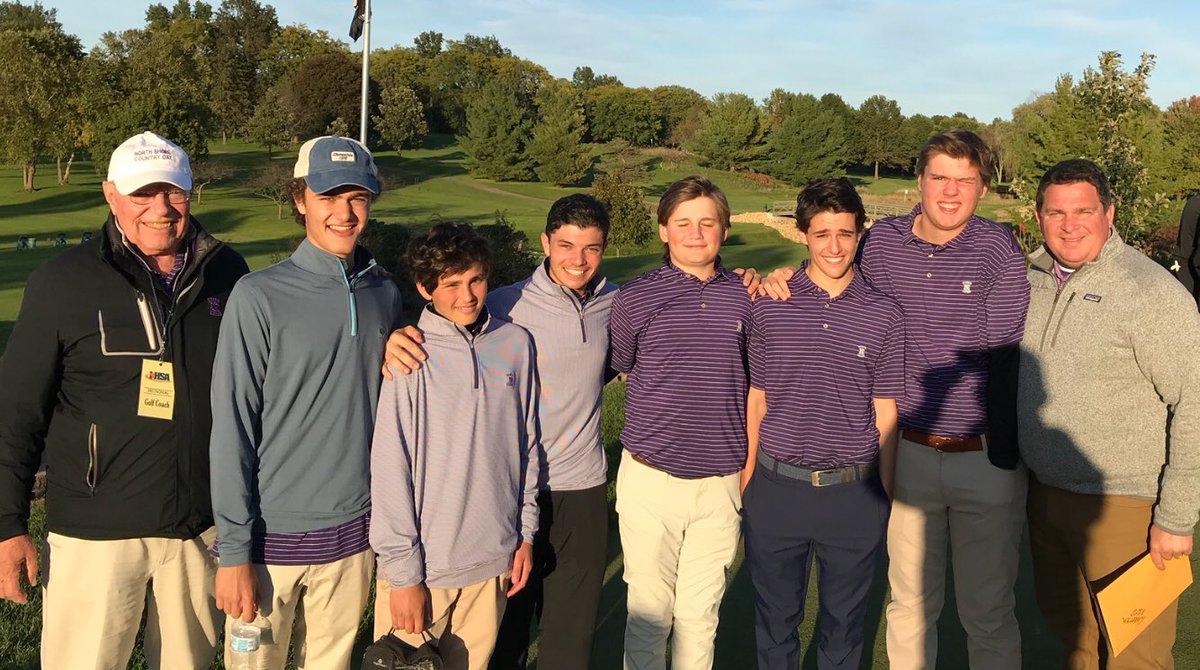 patmchughAD's tweet photo. There are lots of things that are going to go wrong in any season. But when you play your best when it matters most, the important stuff has gone right. @NSCDSGolf advances boys team to state, playing best 18 hole team round of season and just missing Sectional title. Congrats!! https://t.co/HRLX37AvB3