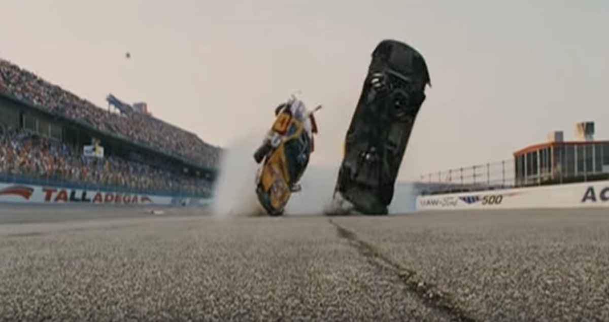 NASCARonUSA's tweet photo. .@Brendan62 isn't the first driver of the No. 62 car to flip at @TalladegaSuperS. https://t.co/5X2g0mOZ8F