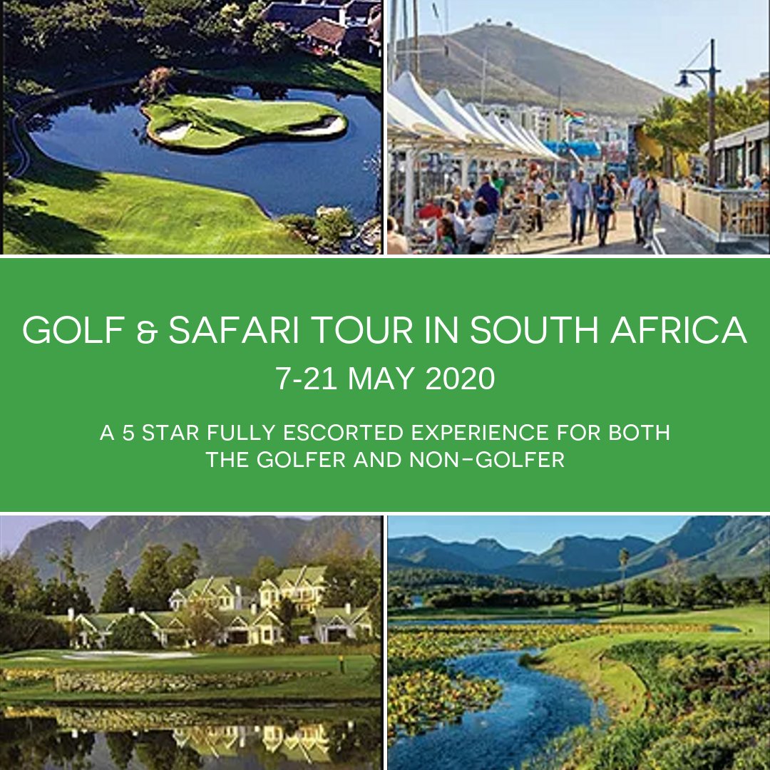 This sensational golf &amp; safari experience is not to be missed and includes 8 dinners, 7 rounds of golf and so much more. Contact us today for more information play@cgegolf.com.au – places are strictly limited to 20 people and will sell fast.
#cgegolf #safari #golf #2020 #travel