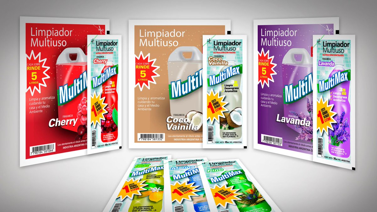 ProdMultimax's tweet image. ♻ El limpiador multiuso de Multimax viene en presentaciones que rinden 1 y 5 litros. Podes prepararlo en envases que tengas en tu casa. Limpia y aromatiza cuidando el medio ambiente

@DiscoArg @carrefourarg @JumboArg @Veasuper @Coto_Ar
