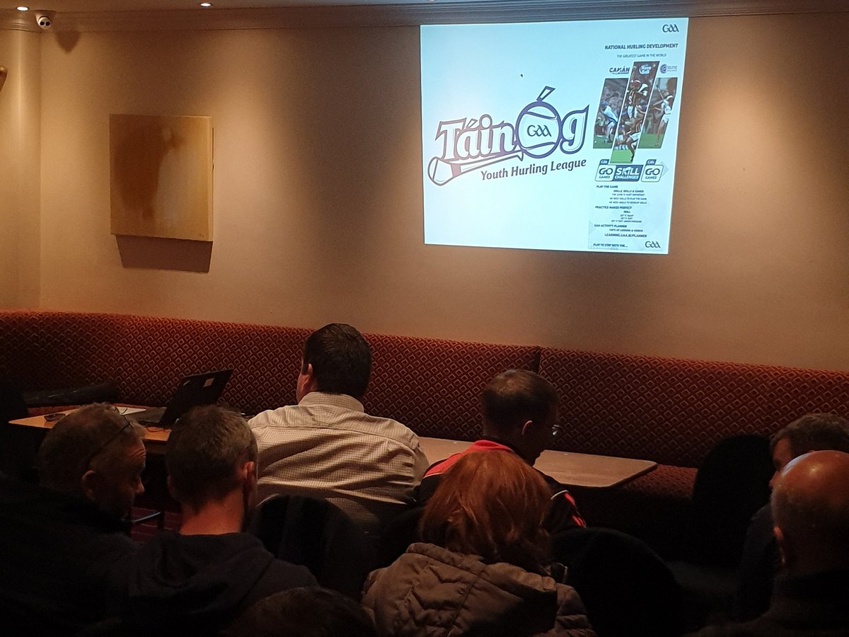 DamienColeman4's tweet photo. @ConnachtGAA #HurlingWorkshop in @RoscommonGAA @RosCoachingGAA with #ClubOfficers adult and Juvenile, promoting @og_tain and Adult cross county hurling leagues 2020 .. @cathalcregg @OfficialLDGAA https://t.co/EXSvn7nGyx
