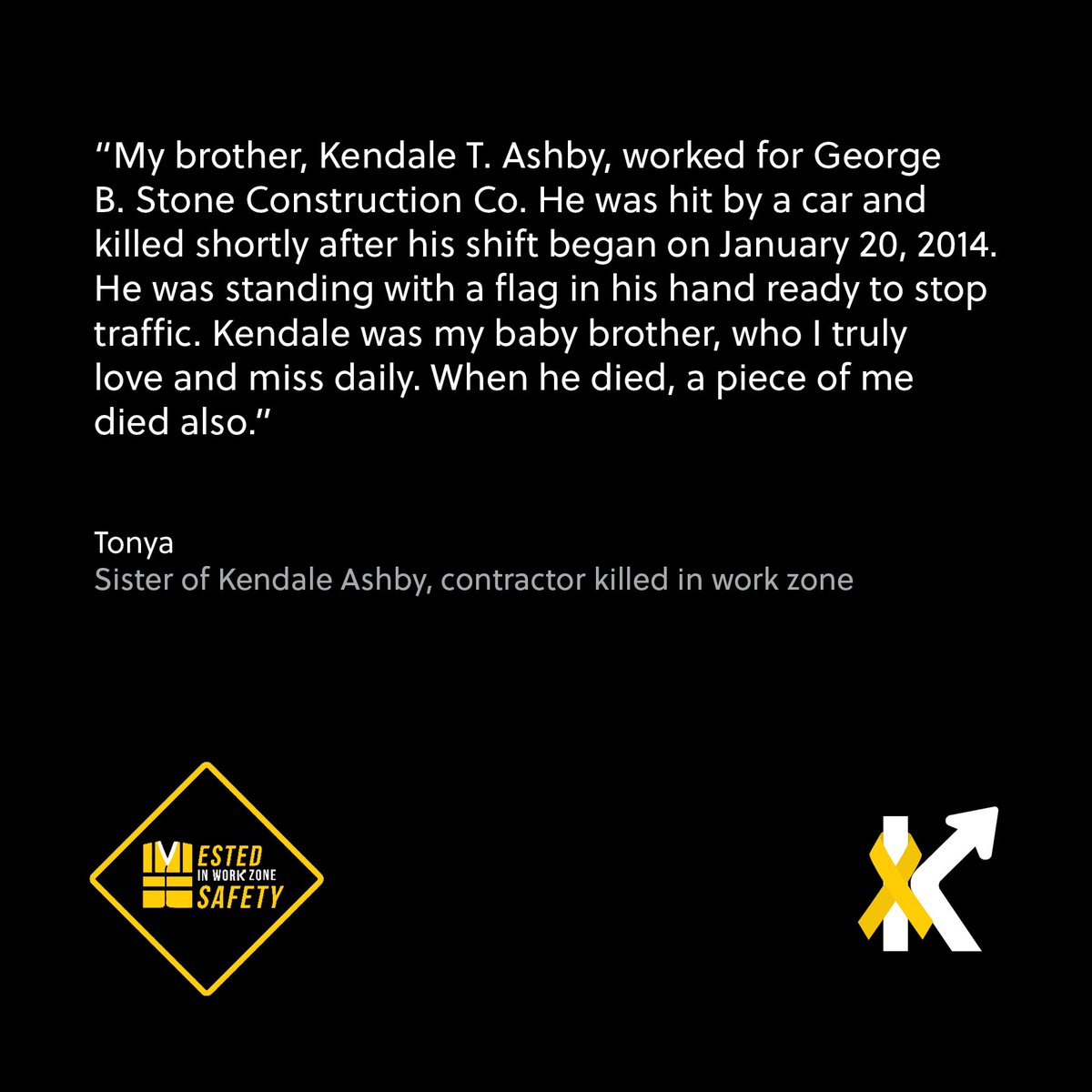 KYTC's tweet image. As we approach the time change, our commutes get darker and more dangerous. Please be aware of highway work zones. Be #WorkZoneAlert