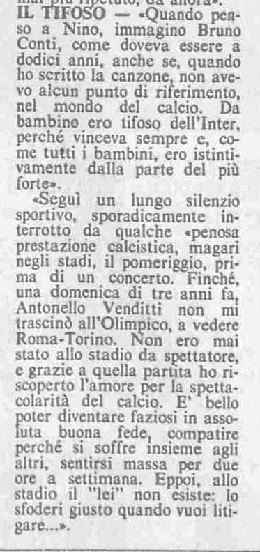 RomaGIF's tweet photo. @Vale79Jml @EmaGiulianelli @MicheleAloisi @ldibartolomei Ecco la parte che ci interessa. Forse sarebbe più corretto dire che non è dedicata a nessuno, ma a lui piaceva associarla a Bruno Conti https://t.co/7NXGmoa99V