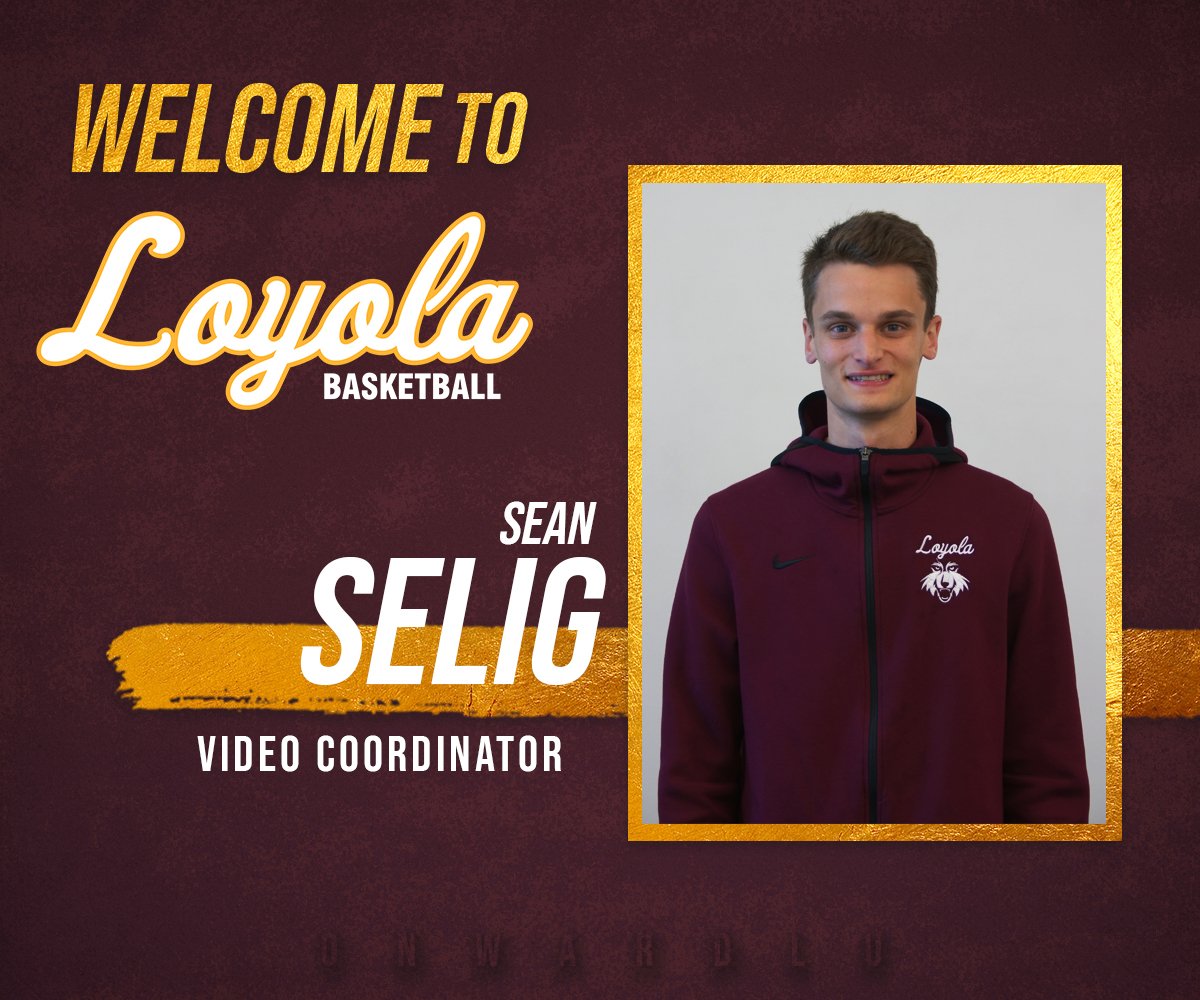 We are thrilled to officially welcome Sean Selig (@sean_selig) to the @RamblersWBB family as our new Video Coordinator! #TurnTheShip #OnwardLU #MVCWBB 🗞️ ➡️ loyolaramblers.com/news/2019/10/1…