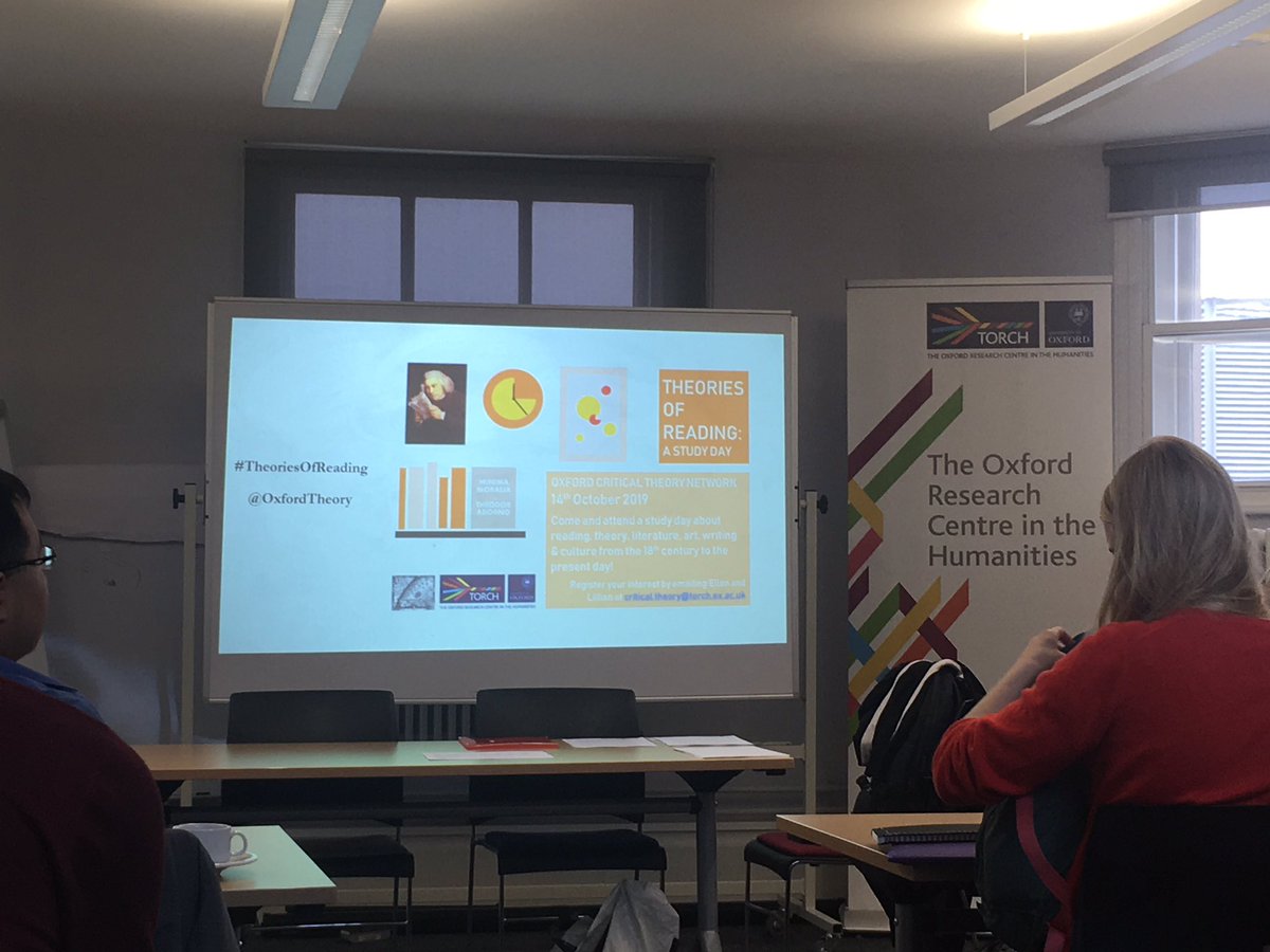 VeronicaHeney's tweet photo. A great day at the @TORCHOxford @OxfordTheory workshop on #TheoriesofReading - thinking about symbols, meaning-making, and subjectivity. And finished off with a brilliant tour from @UnOxProject! https://t.co/jiQgD7zGBs