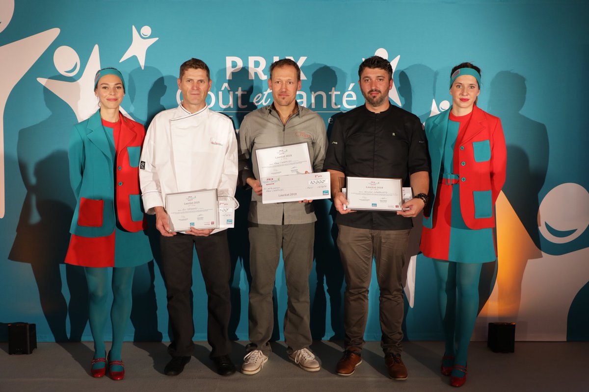 Bravo aux lauréats de cette édition 2019 du #PrixGoûtetSanté <a href="/MAAFAssurances/">MAAF</a> ! Merci à ces passionnés qui nous ont fait découvrir des recettes innovantes aux qualités nutritionnelles et gustatives privilégiant le bien-être.