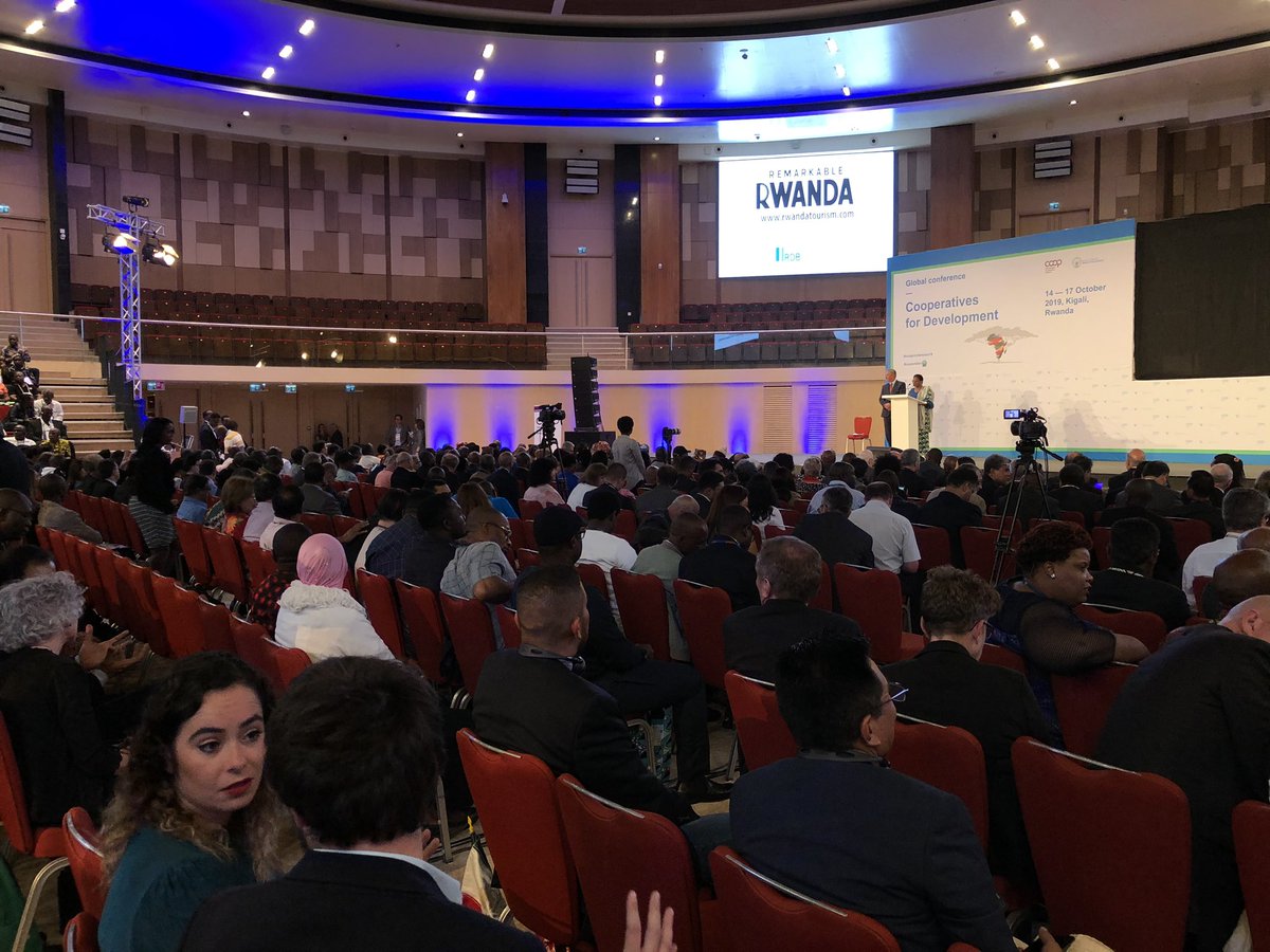 Opening of the @icacoop global conference here in #Kigali -  #coopconference19 #coops4dev🌍 #coops #Rwanda