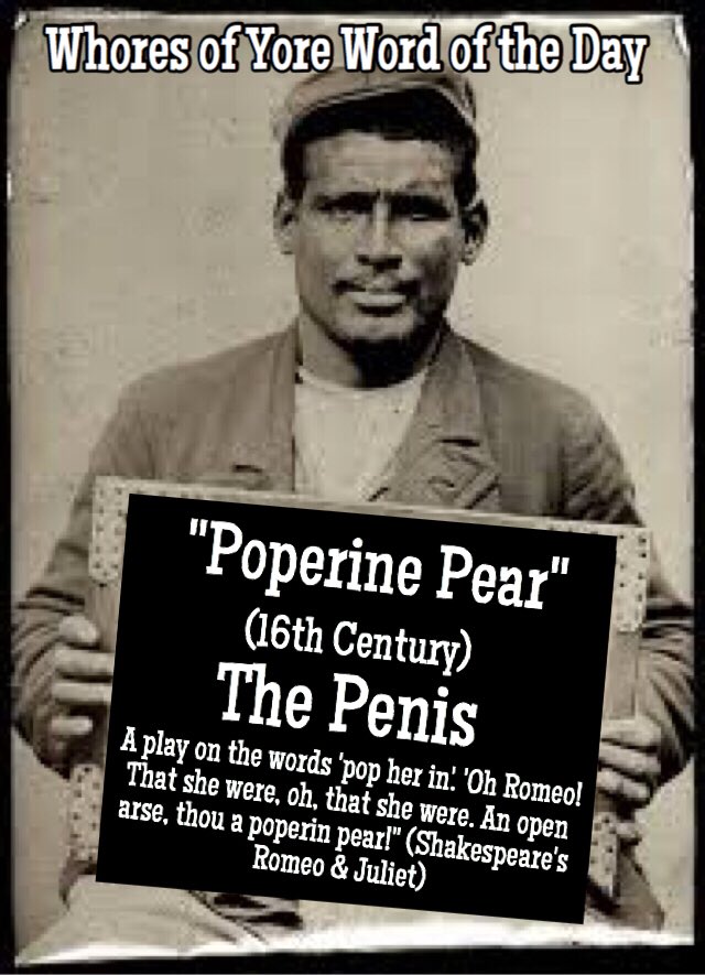 Word(s) of the Day: “Poperine Pear”