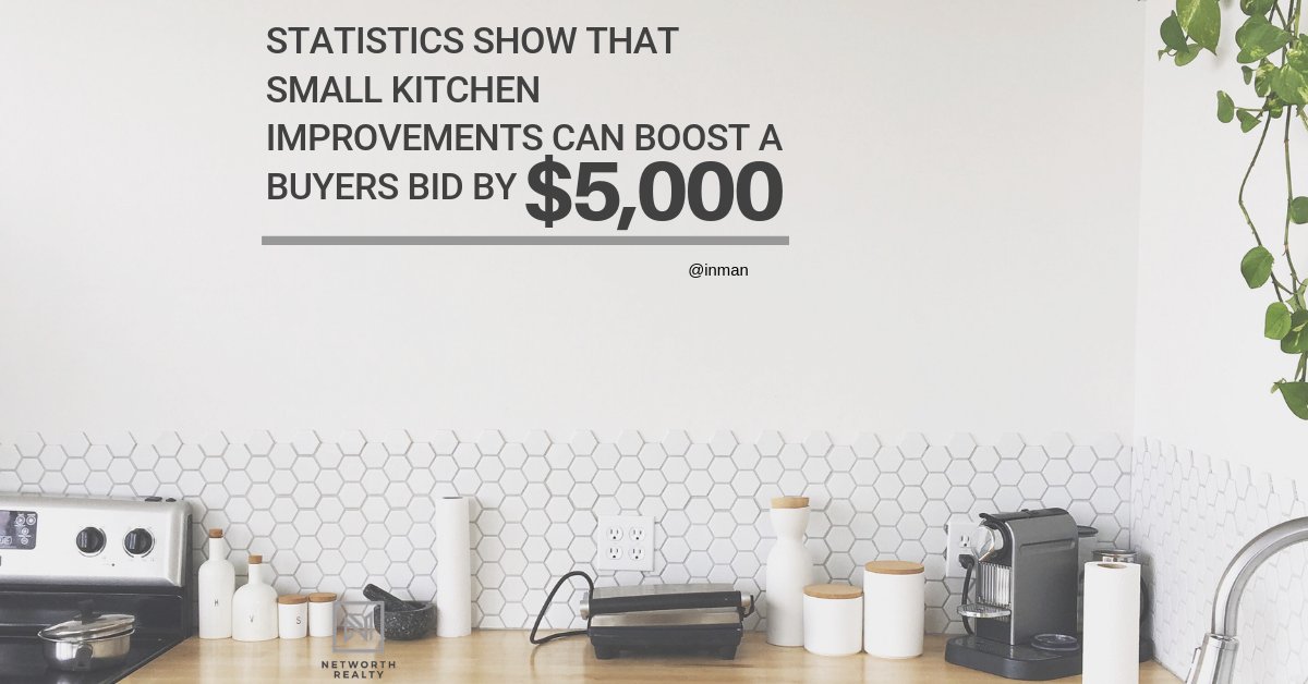 NetworthUSA's tweet photo. 2019 is the year of the kitchen. It’s incredible how minor improvements to your kitchen can get big returns! Talk to our experts today and start turning your dreams of being financially free into reality. https://t.co/4OacjnzUFt https://t.co/YiJA9wi8tF
